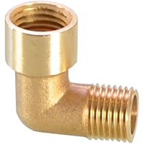 connettore a gomito ottone NBR D6mm D6mm