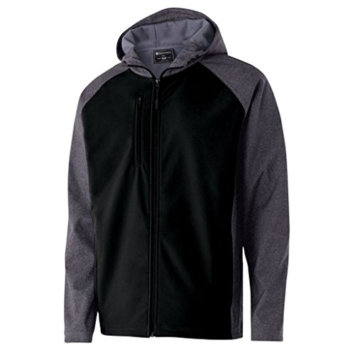 Holloway - Raider Softshell Chaqueta - 229157, Negro (Carbon Print/Black)