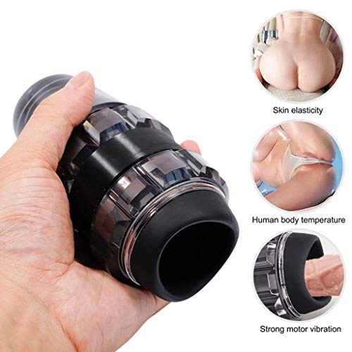 Preisvergleich Produktbild Yikiop Männliches vibrierendes Saugenmassagegerät mit Heizfunktion, elektrische Pusseys Strôker Sleeve Cups für Herren mit Multi-Modi - Automatischer Cup für Männer T-Shirt