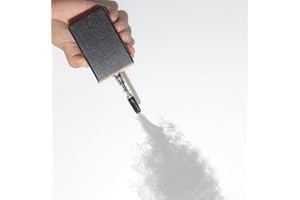 STAGESFOGGER Mini macchina del fumo, macchina del fumo per eventi all'aperto, DJ feste, fotografia, effetti scenici interni, Halloween (rettangolare nero)