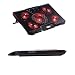 Produktbild Sxinga Hoch Geschwindigkeit Laptop Notebook Kühler Kühlung Pad Kühlpad für 13-17 Zoll 4/5 Lüfter verstellbar Gaming