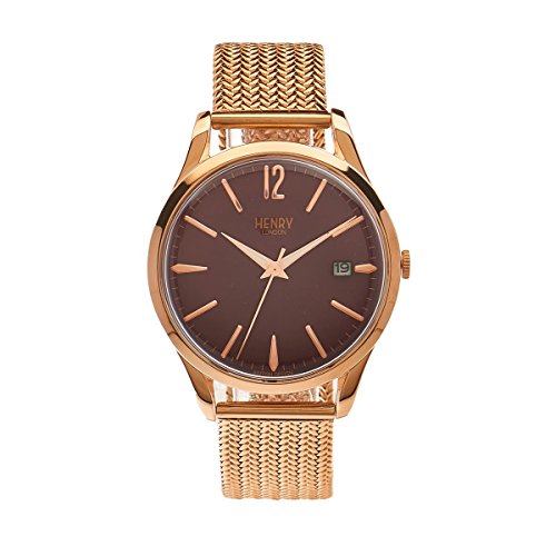 Henry London Unisex-Armbanduhr Hampstead Analog Quarz Edelstahl HL39-M-0078 Henry London Unisex-Armbanduhr Hampstead Analog Quarz Edelstahl HL39-M-0078