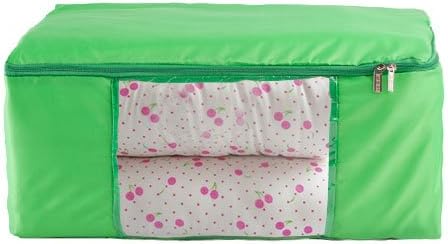 Unimango Jumbo See-through Oxford Quilt Bag Waterproof Foldable Wardrobe Organizer Clothing Toys Laundry Storage Bags Space-saving Boxes