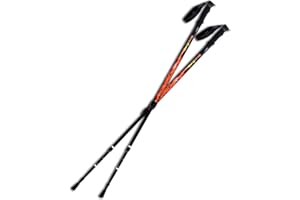 ‎BUNGYPUMP BungyPump Power – Nordic Walking Trainingsstöcke mit 10 kg Widerstand & 20 cm Federung (105–145 cm), für Athleten & anspruchsvolles Training, schwarz-rot