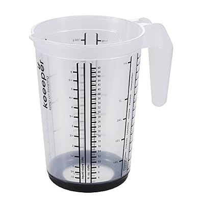 keeeper Pichet Doseur avec Fonction Antidérapante, 1,5 l, Massimo, Gris Graphite