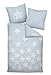 Produktbild Janine Feinbiber Bettwäsche DAVOS Sterne 65018-02 kristallblau 135x200 / 80x80 incl. Aufbewahrungsbeutel
