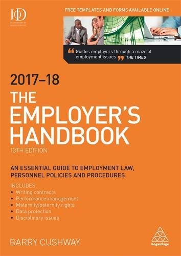 Livres Couvertures de The Employer's Handbook 2017-18: An Essential Guide to Employment Law, Personnel Policies and Procedures