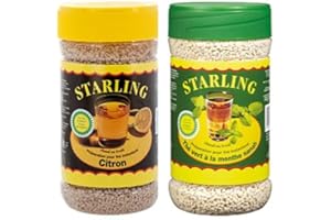 NOMAD EXOTIC Pack Boissons STARLING 1citron 400g + 1 menthe 400 g