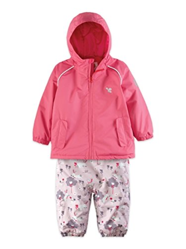 Baby Ski Jacket + Bib & Brace (6-12 months, Pink Rabbit)