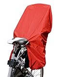 TROCKOLINO Regenschutz für Fahrrad-Kindersitz - rot