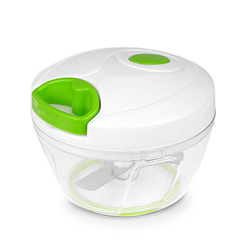 Multifunktionale Manueller Zerkleinerer KOMPAKT & Leistungsstark Hand Held Gemüseschneider Kochen Tools Küche Zubehör für Obst Zwiebeln garlics Salat