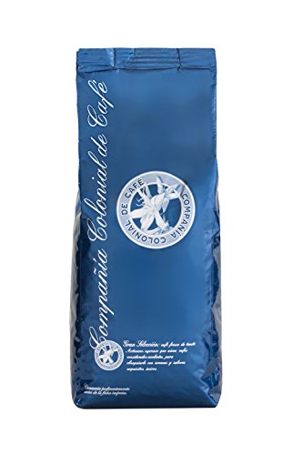 Cafe en Grano Natural Arabica 100% 1kg  Café Espresso Intenso con Mezcla de Origen Colombia y Brasil  Comercio Justo.