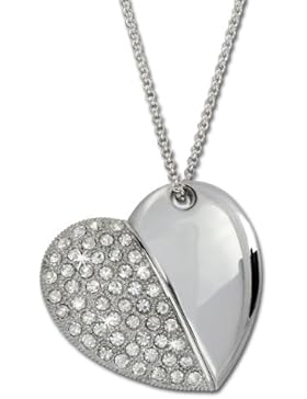 SilberDream Halskette USB Speicher Stick 16GB Herz inclusive Silberkette 60cm AV186