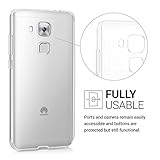 kwmobile Hülle für Huawei Nova Plus - TPU Silikon Backcover Case Handy Schutzhülle - Cover klar Transparent - 