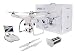 Produktbild UPair Drohne mit 4K HD Kamera, RC Quadrocopter 5.8G FPV Liveübertragung mit 120° Aufnahmewinkel, GPS/Optisches Flusspositionierungssystem, Flugplananpassung, One Key Return, Ideal für Anfänger