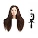 Hairdressing 98% Professional Real Human Hair 24 Inch,CoastaCloud Training Mannequin Head Hairdresser Human Hair with Clamp