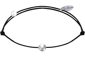 LES POULETTES BIJOUX - Bracelet Lien Petite Perle Argent 925