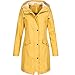 Produktbild Berimaterry Damen Overcoat Pullover Feste Regenjacke Für Damen Outdoor Kapuzenpullover Wasserdichter Langer Mantel Winddicht Jacke