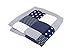 Produktbild ULLENBOOM ® Baby Krabbeldecke Blaue Sterne (120x120 cm Baby Kuscheldecke, ideal als Laufgittereinlage, Spieldecke, Motiv: Punkte, Patchwork)