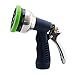 Produktbild Garten Handbrause, Hochdruck Gartenbrause / Garten-Spritzpistolen - 9-fach verstellbar, Zinklegierung, Leichte Wasserstrahlregelung, ergonomischer Druck-Pistolengriff, Spritze zum Autowaschen & Gießen