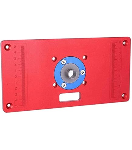 Router Tafel Insert Plaat Aluminium Hout Router Trimmer Graveermachine Flip Board met 4 Ringen voor Houtbewerking Banken Flip Spaanplaat