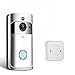Produktbild Video Türsprechanlage, Surenhap 2018 Smart 720p HD Video Türklingel Wi-Fi aktiviert drahtlose Home Security Kamera mit Indoor Chime, 2-Wege-Gespräch, Nachtsicht, Schnappschuss, Bewegungserkennung Silber