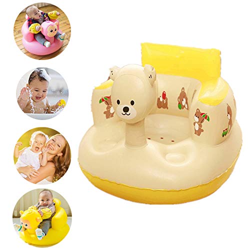 Preisvergleich Produktbild Soulitem Kinder Baby Aufblasbarer Sessel, Sofa, Badesitz, Esszimmer, Kinderwagen, PVC, Tragbare Spielmatte