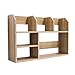 Produktbild A J S Shelf ZTH Lagerregal Hause Student Computer Desktop Bücherregal Büro Kleines Regal Weinregal Lagerregal 60x20x51,6 cm A+