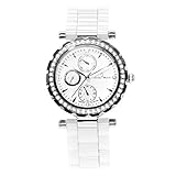 Stella Maris Damen-Armbanduhr Analog Quarz Premium Keramik Diamanten - STM15R3
