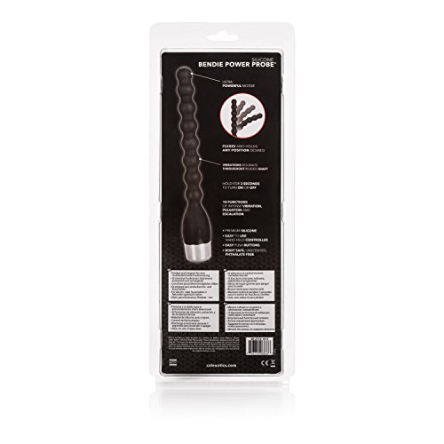 SILICONE-BENDIE-POWER-PROBE-BLACK