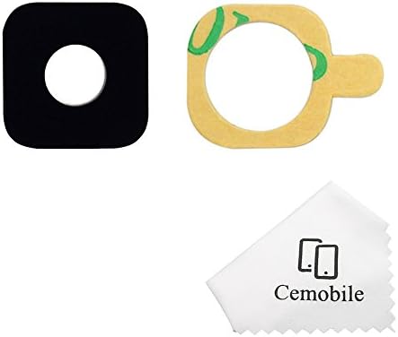 Cemobile Rear Facing Camera Glass Lens Cover Replacement + Adhesive for Samsung Galaxy S6 /S6 Edge G920 G925 (Dark Blue)