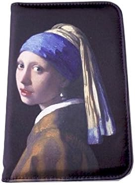 Oh My Lady* Vermeer's Oil Painting Masterpiece (Girl with A Pearl Earring) Travelling Passport Case/Cover/Holder โ Available in 6 Patterns