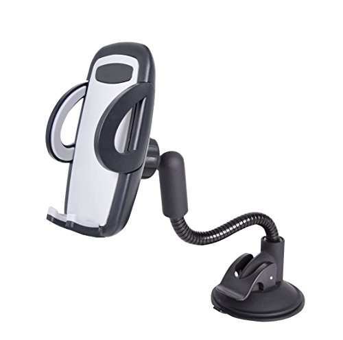 VRLEGEND Autohalterung, Handy KFZ Halterung Universal Telefon Halter für Windschutzscheiben und Armaturenbretter mit einer Hand eingestellt, extra haftend mit Sauggreifer, verstellbarer Sichtwinkel - 2
