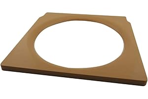 GLATTOL 1x Ersatz Toilettenbrille Brille Toilettensitz Sitzbrille für Toilettenstuhl Holz