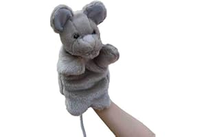 LOMTRATS Perro Conejo Elefante Paloma Koala Oso Panda Oveja Vaca Marionetas de Mano Animales de Peluche Juguetes para Juegos de imaginación imaginativos Narración de Cuentos Regalos para niños
