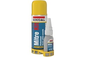Soudal 2C - Kit de pegamento superadhesivo profesional (50 g, ciano y activador de 200 ml)