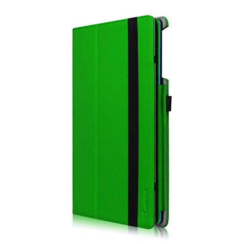 Fintie Odys Winpad 12 Hülle Case – Slim Fit Folio Premium Kunstleder Tastatur Ständer Schutzhülle Cover Tasche für Odys Winpad 12 / Odys Evolution 12 – 2in1 11,6 Zoll (29,5 cm) Convertible Tablet-PC, Grün - 9