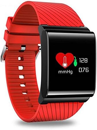 X9 Heart Rate Watch,Blood Pressure Monitoring,Pedometer Fitness /Activity Tracker Wristband,OLED Color Screen , red