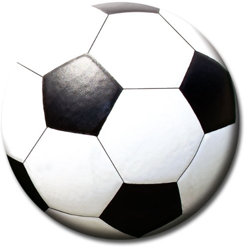 Magnettafel Fußball – Vortreffliche Design Metall Magnettafel 60×40 cm – Pinnwand Memoboard mit Motiv: Fußballtor – inkl. 6 Magnete mit Motiv von einem Fußball für Magnetwand – Original Magnetpinnwand GUMA Magneticum - 4