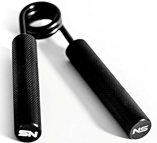 SPORTN NATION® - Handtrainer inkl. Körpermaßband - Fingerhantel, Fingertrainer, Unterarmtrainer, Ferdergriffhantel - PREMIUM Handmuskeltrainer in schwarz für die Stärkung, Steigerung und Verbesserung der Griffkraft und Unterarmmuskulatur - Training für die Hände- Finger- und Unterarme