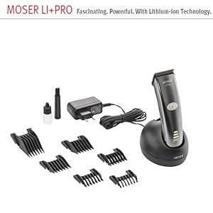 Moser 1884 LI+PRO Professional Cordless Hair Clipper Li-lon **Diamond Blade** - Image 3