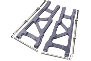 GPM Traxxas Slash 4X4 / Stampede 4X4 / Rustler 4X4 / Hoss 4X4 Tuning Teile Aluminum Front Or Rear Lower Arm - 1Pr Set Gray Silver