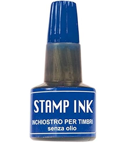 Inchiostro Per Cuscinetti Viva 358B - Flacone 30gr A Base Alcol, Colore Blu - Foto 13