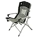 Produktbild 10T Big Boy XXL Alu Campingstuhl mit Rückenbelüftung Klappstuhl mit Getränkehalter faltbarer Gartenstuhl mit Aluminum Armlehnen Angelstuhl inkl. Packsack