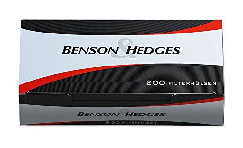 GIZEH Raucherbedarf GmbH 1,000? (5 x 200) Benson & Hedges (Tubos, Tubos de Filtro de Cigarrillos, Tubos de Cigarrillos)