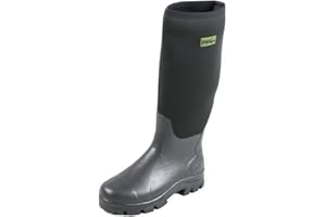 Michigan Neoprene Waterproof Wellington Boots, Sizes UK 6 - 12, Fishing Boots Wellies