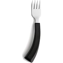 Amefa SELECT 3001 Cuillère Pour Droitier - Poignée Épaisse Antidérapante, Acier Inox 18/10, Aide Alimentaire Personnes Âgées