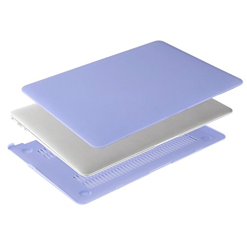 MOSISO Ultra Slim Plastik Hartschale Schutzhülle Snap Case für MacBook Air 13 Zoll (A1466 / A1369), Serenity Blau - 5