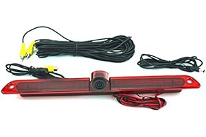 KNRAGHO kesafe tercera luz de freno especial de la cámara de visión trasera para Mercedes Sprinter/Volkswagen Crafter luz de freno cámara uso para 2007 – 2015 (Viejo tipo)