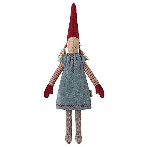 Preisvergleich Produktbild Maileg Pixy Wichtel Mädchen mit Magnet blau / rot
